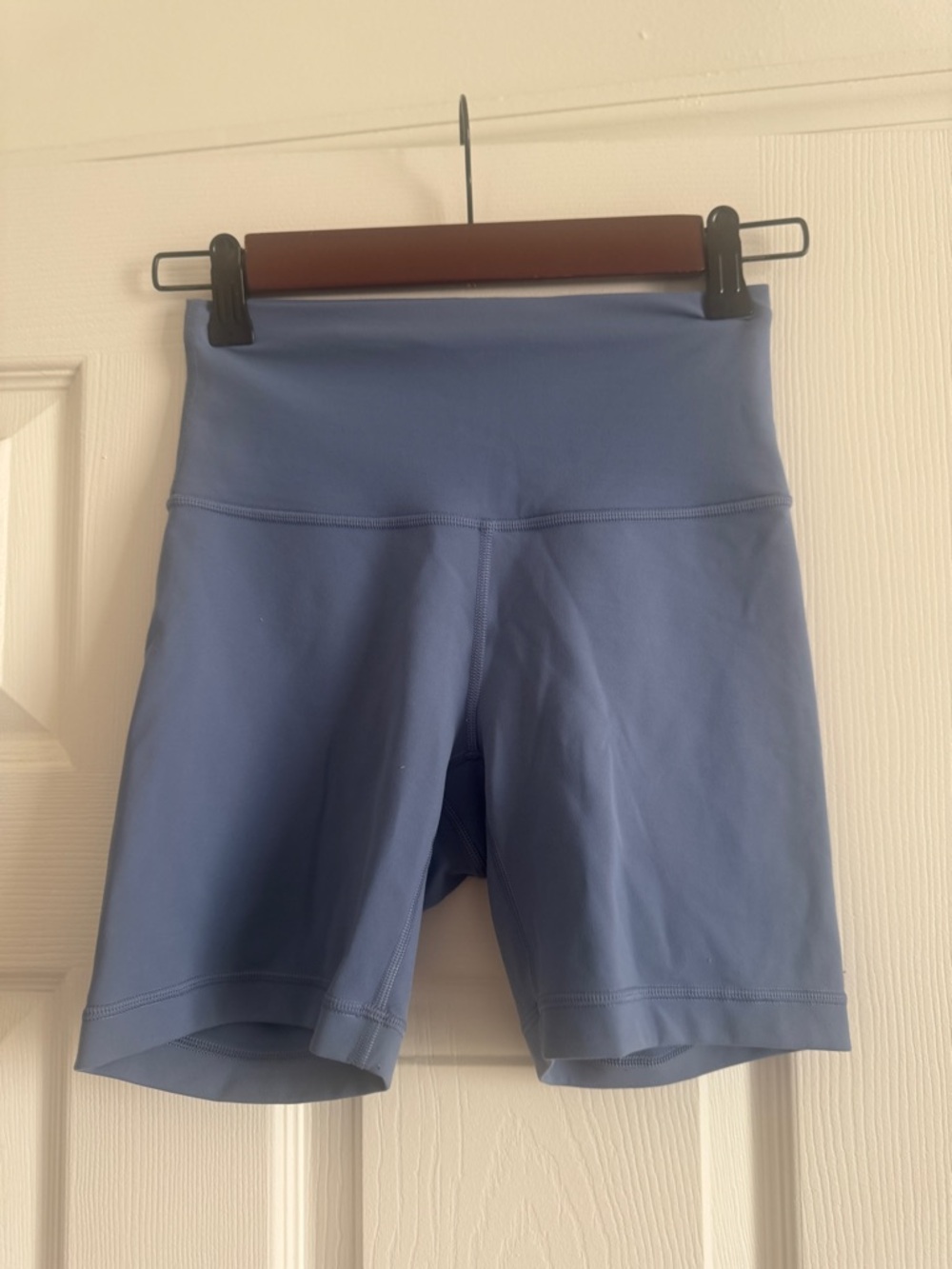 Lululemon Wunder Train HR Short 6” Oasis Blue sz 4